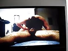 Modne chubby asiatiske tøs kone fisse slikkede og cum